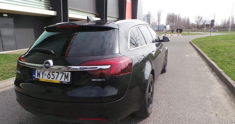 Opel Insignia cena 46500 przebieg: 129350, rok produkcji 2016 z Warszawa małe 191